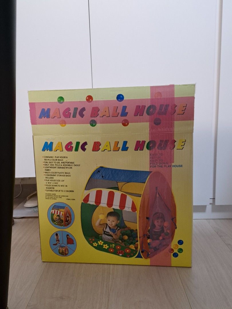 波波屋 magic ball house 波波池, 興趣及遊戲, 玩具 & 遊戲類 Carousell