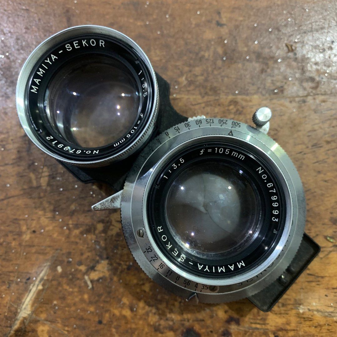 マミヤフレックス C3 SEKOR 105mm f3.5付き - フィルムカメラ