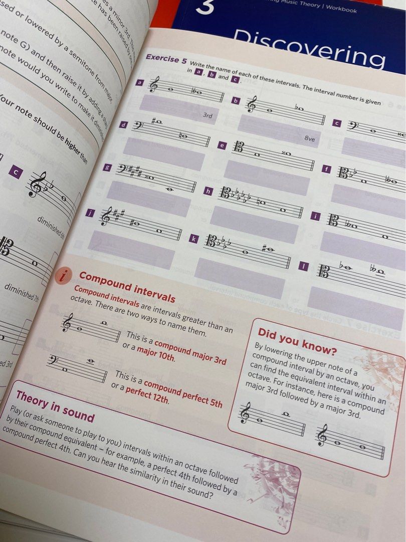 Abrsm music theory grade 3 4 5 workbook carousell