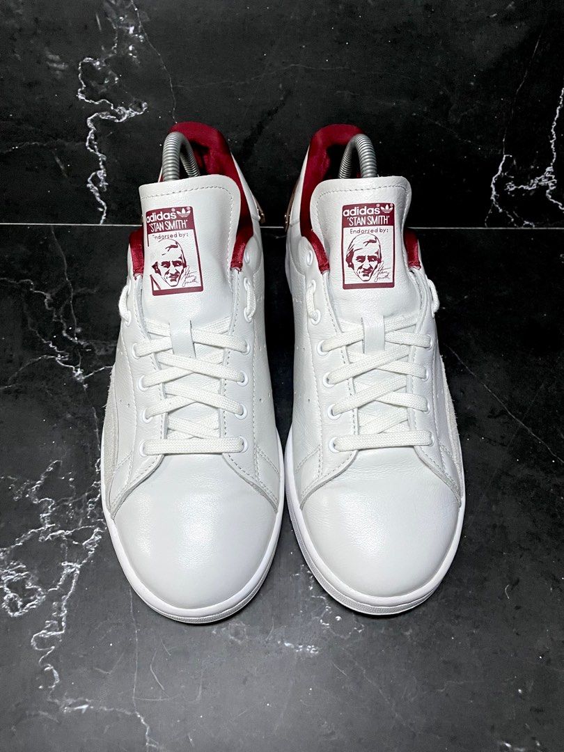 Sepatu Adidas Original Stan Smith FZ5397 White Leather Rose Gold