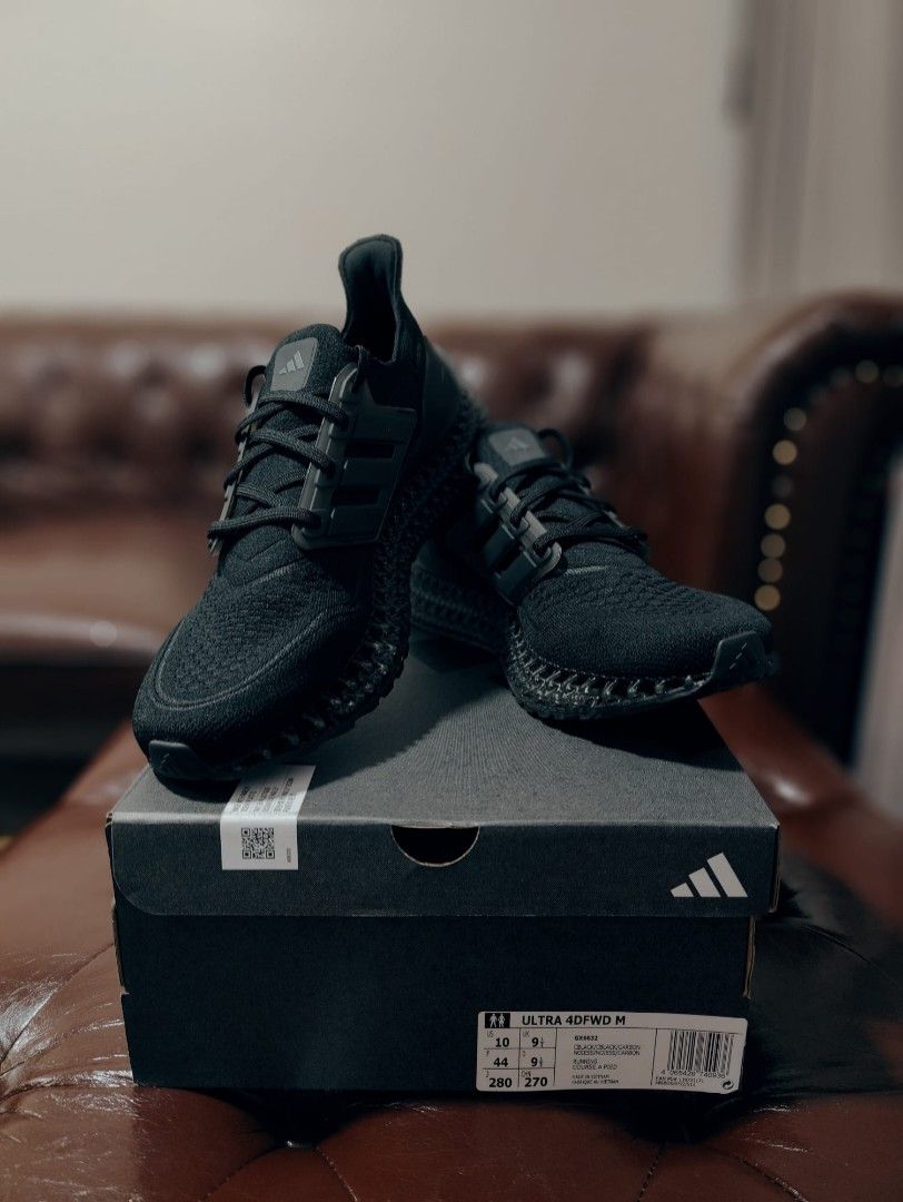 Adidas Ultraboost 4DFWD M All black US 10 UK 9.5 Men s Fashion