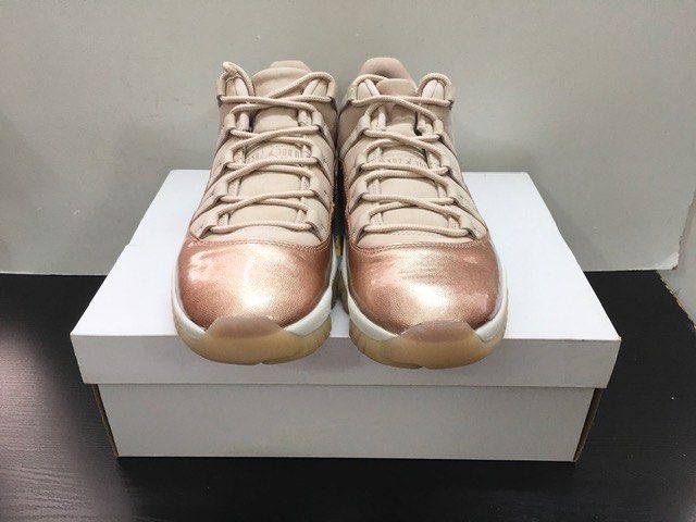 Rose gold jordan retro 11 new arrivals