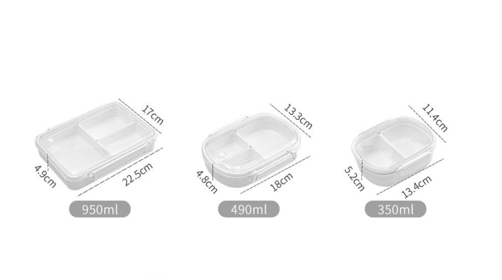 Airtight Food Container Tupperware Microwaveable Lunch box with ...