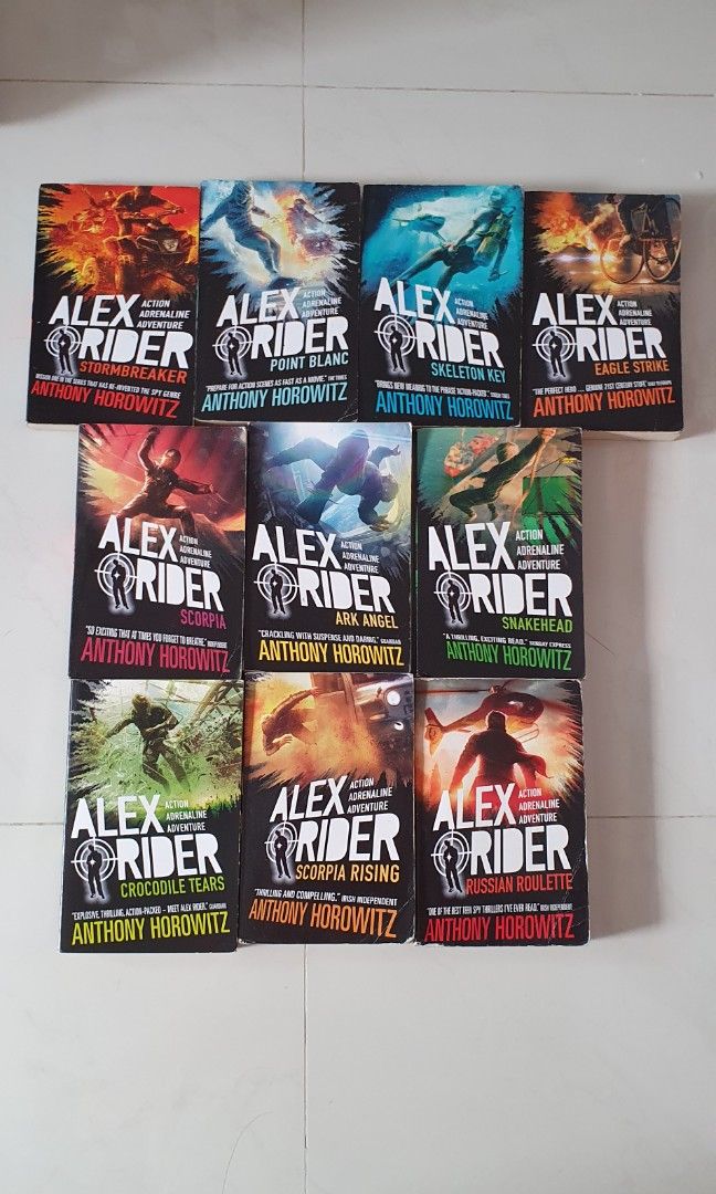 Alex Rider List Alex Rider Whole Set Book 1-10, Hobbies & Toys, Books & Magazines ...