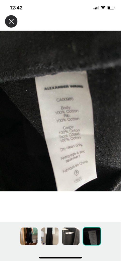 Alexander Wang Casual Black Dress (Category: Dresses) located in Quezon City. Submitted by JPcDeclutters (Listing ID 1209106863, Image 3). Description: Alexander Wang Black casual dress. Perfect for summer in style. Cotton but with a structured feel. .