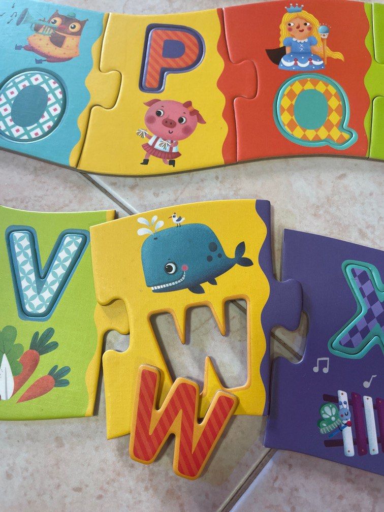 Alphabet Floor Puzzle Mideer, Hobbies & Toys, Toys & Games on Carousell