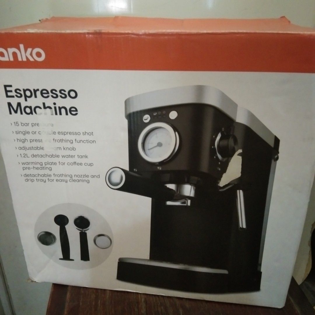 Anko Espresso Machine 220V, TV & Home Appliances, Kitchen Appliances