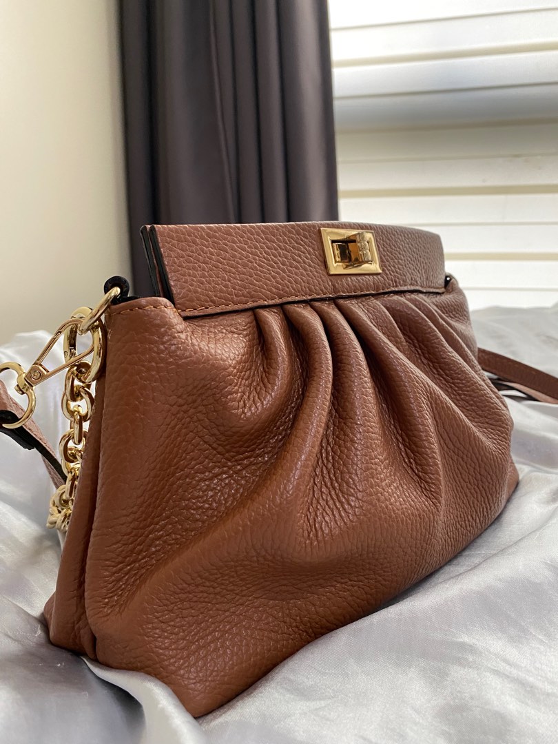 Anna Luchini leather crossbody bag Women s Fashion Bags