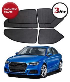 Audi A3 Sedan & Hatchback (Premium BRITZ Shades) Customised Magnetic Sunshade