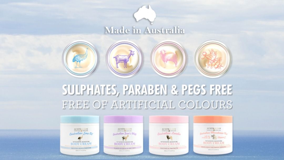 Australia AU Australian Lanolin Essential Skincare Body Cream, 美容＆個人護理