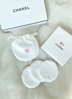 Authentic Chanel Face Set of 3 Washable Cotton Pad