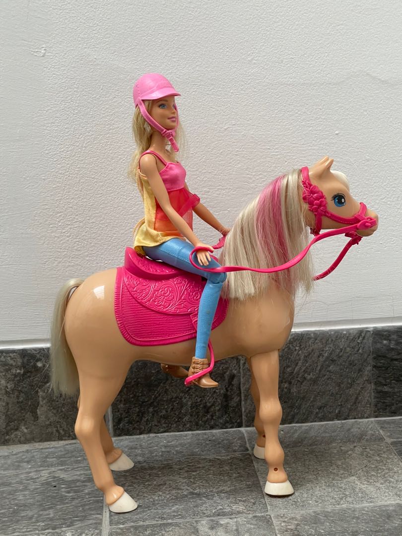 Barbie dancing horse, Babies & Kids, Toys & Walkers on Carousell
