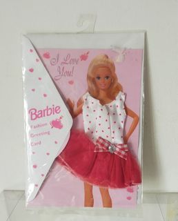 Barbie Fashion Greeting Card Valentines Day (Genuine Mattel) 1996