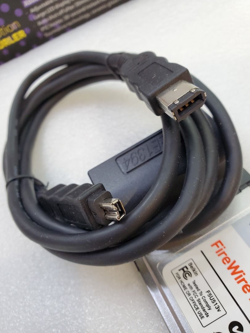 Belkin 3Port Ultrafast 400mbps 6Pin Firewire IEEE 1394 Laptop