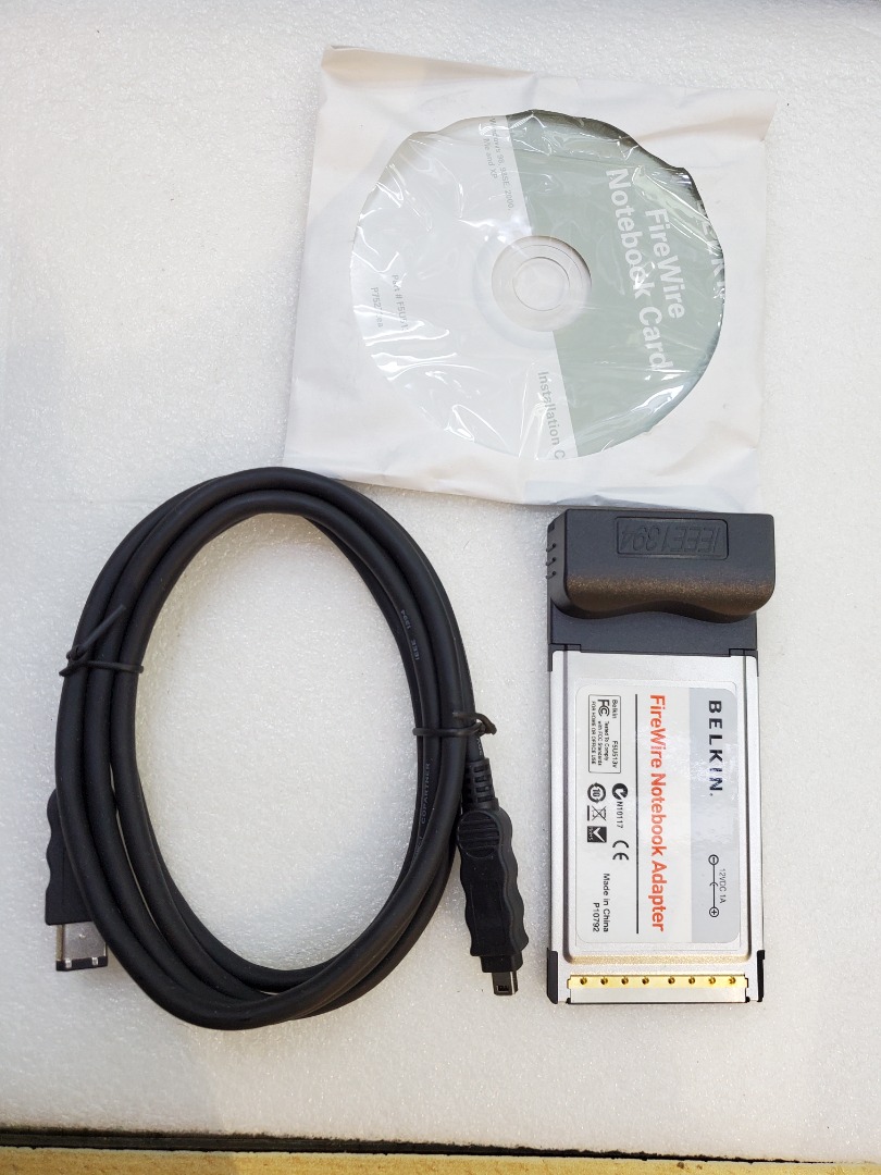Belkin 3Port Ultrafast 400mbps 6Pin Firewire IEEE 1394 Laptop