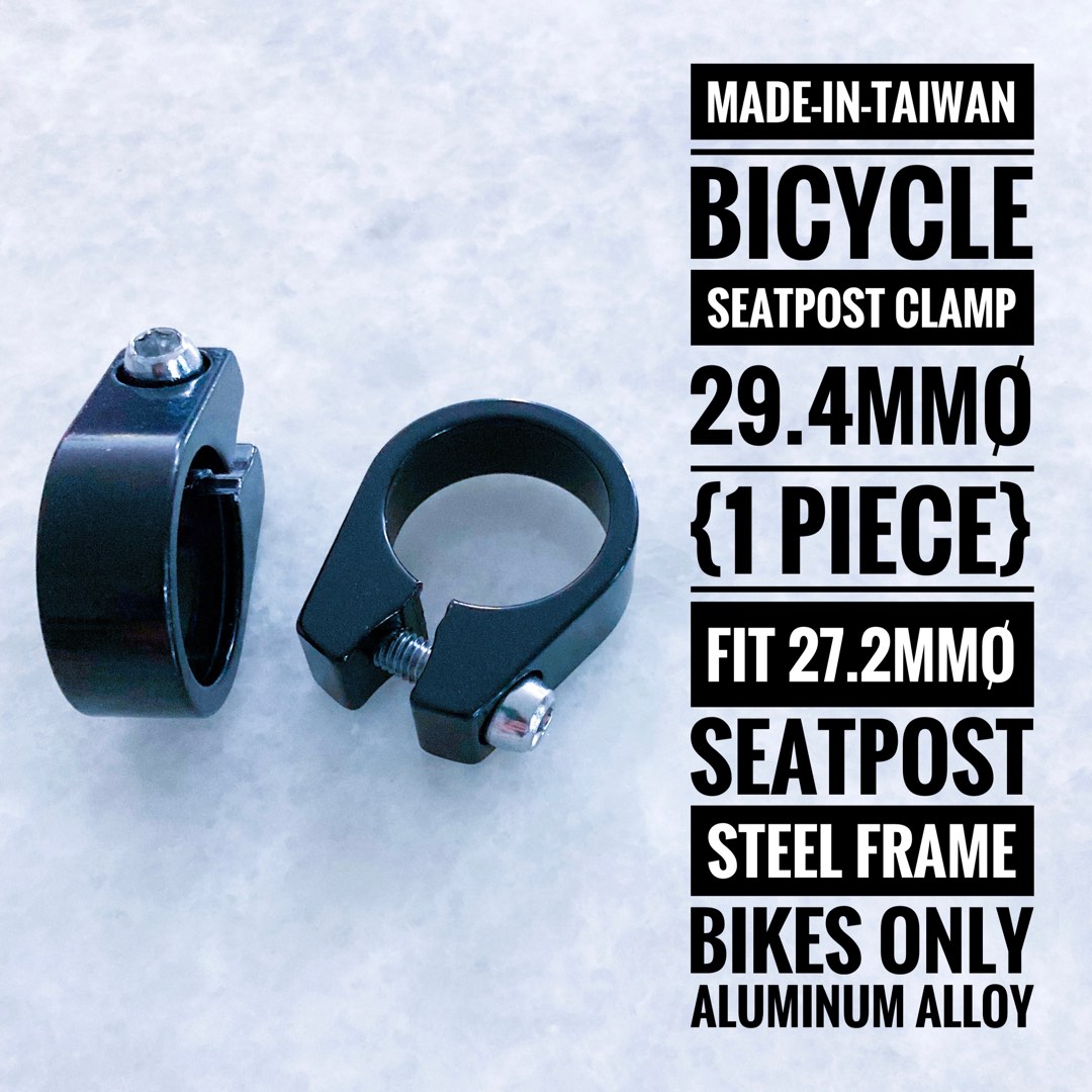 Aluminum seatpost in steel hot sale frame