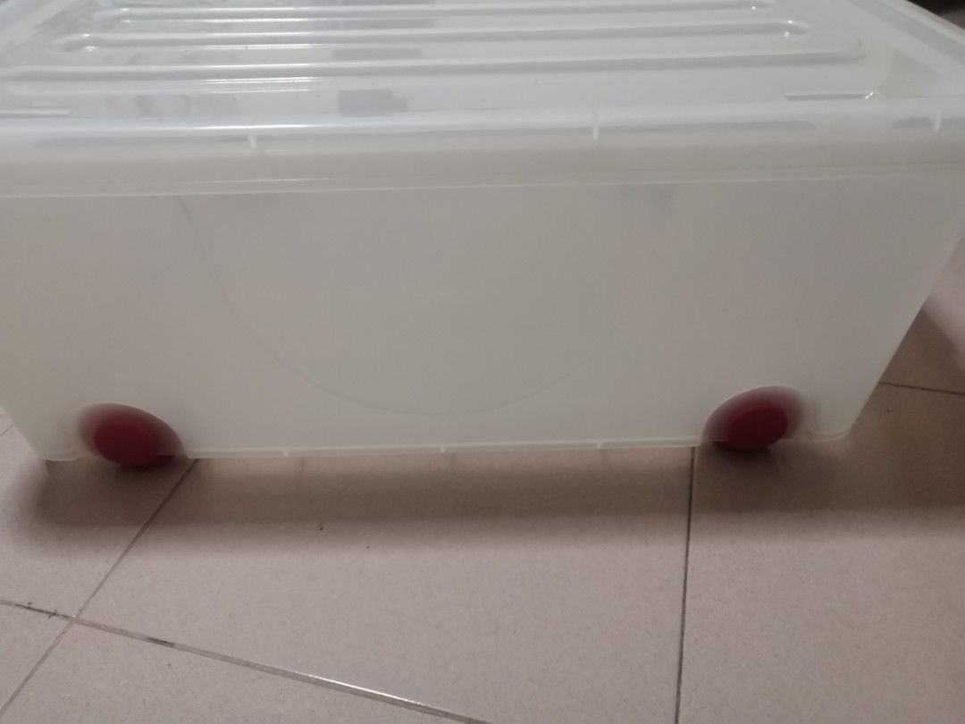 Big storage box with wheels, Furniture & Home Living, Home Improvement