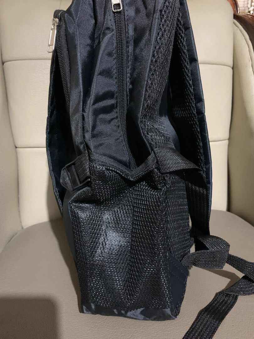 School Black Bag (Category: Backpacks) located in Caloocan City. Submitted by siobabe (Listing ID 1209158894, Image 3). Description: used once.