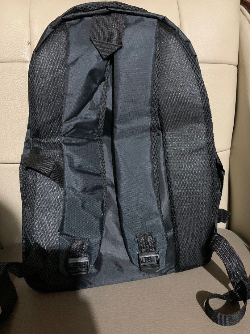 School Black Bag (Category: Backpacks) located in Caloocan City. Submitted by siobabe (Listing ID 1209158894, Image 2). Description: used once.