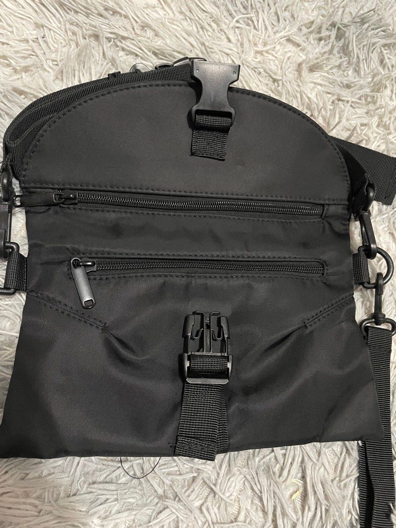 Nykila Nylon Small Crossbody Bag Black