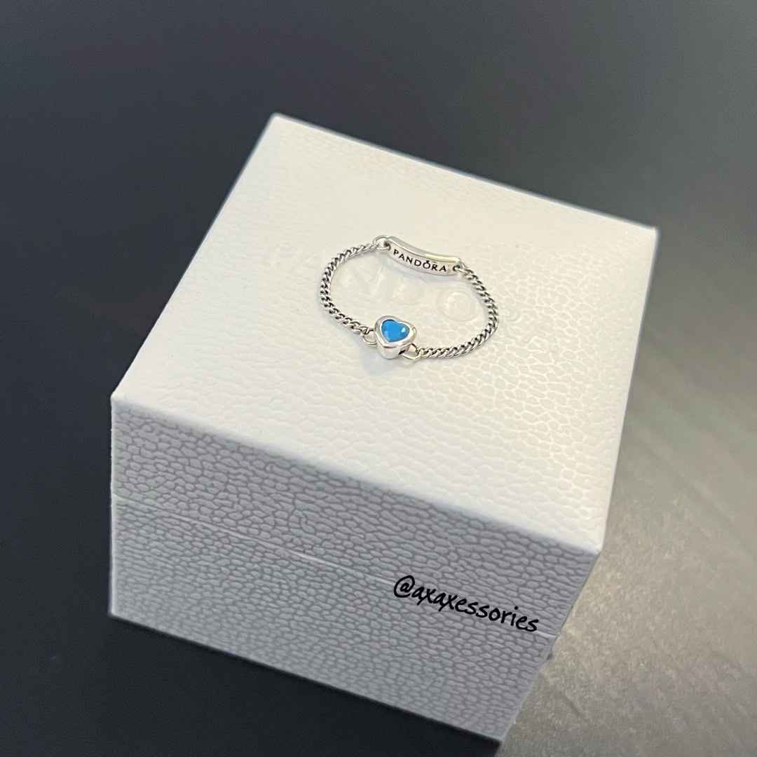 Heart chain ring discount pandora