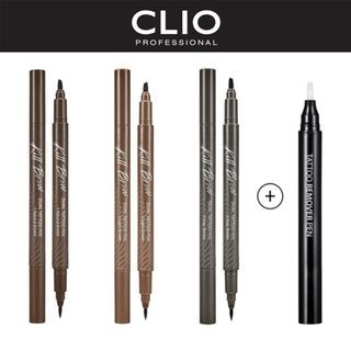 BN Clio Kill Brow Dual Tattoo Pen Set in 01 Natural Brown