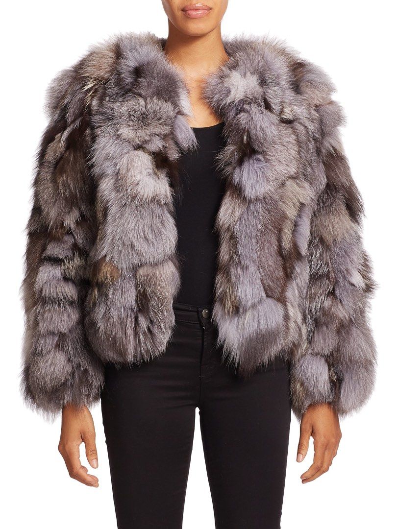 BNWT Alice Olivia Real Fur Coat Size Small Women s Fashion