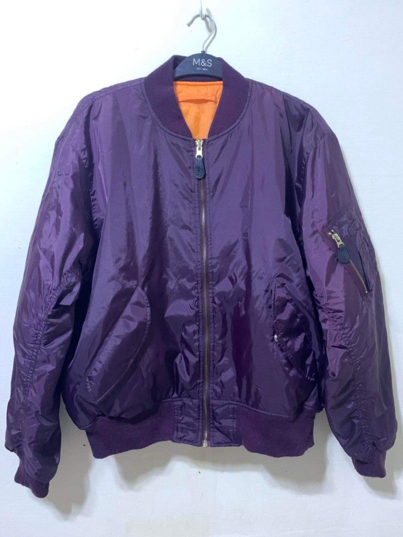 Black And Maroon Polka Dot Men's Bomber Jacket