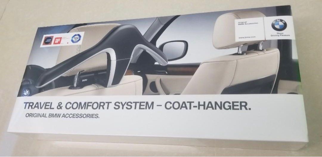 Brand new BMW coat hanger 原裝 全新 寶馬掛衫架, 汽車配件, 其他 - Carousell