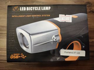 Brand New Promend 400 Lumen Led Bicycle Lamp ( Clear Stocks)