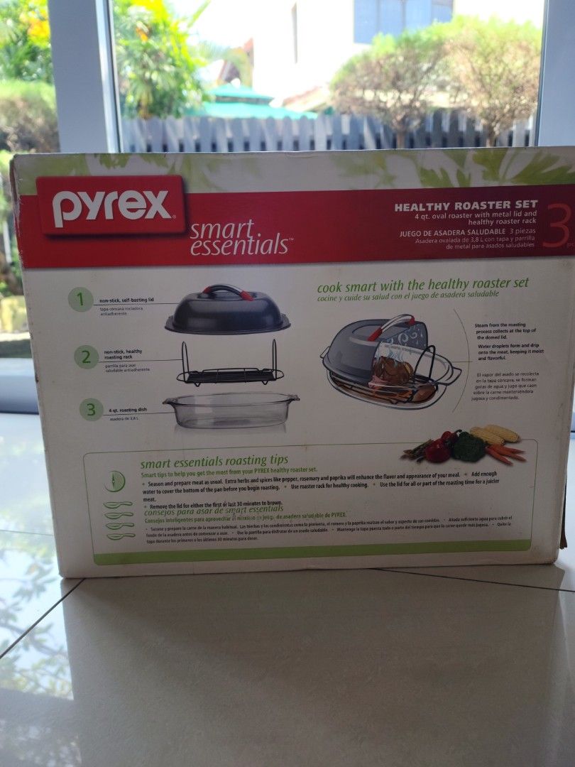 Brand new Pyrex Healthy Roaster Set, TV & Home Appliances, Kitchen