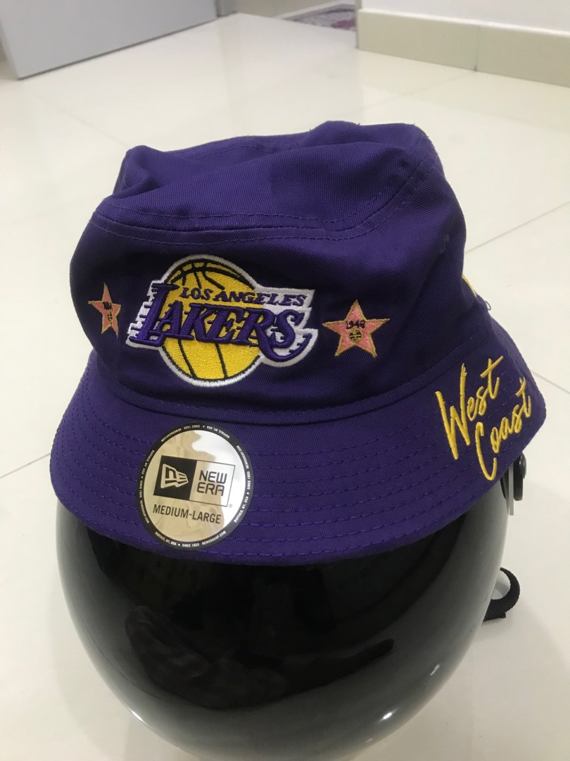 Bucket Hat New Era LA Lakers NBA, Men's Fashion, Watches & Accessories