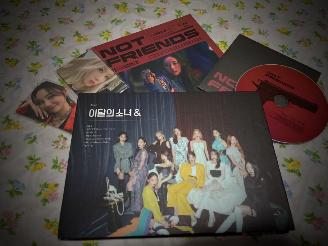 BUNDLE: Loona [&] album. Not friends sub unit jinsoul yves kimlip