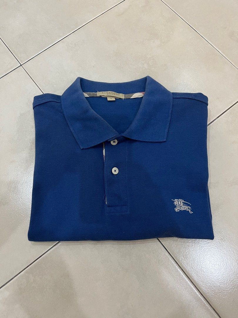 Burberry polo blue hotsell