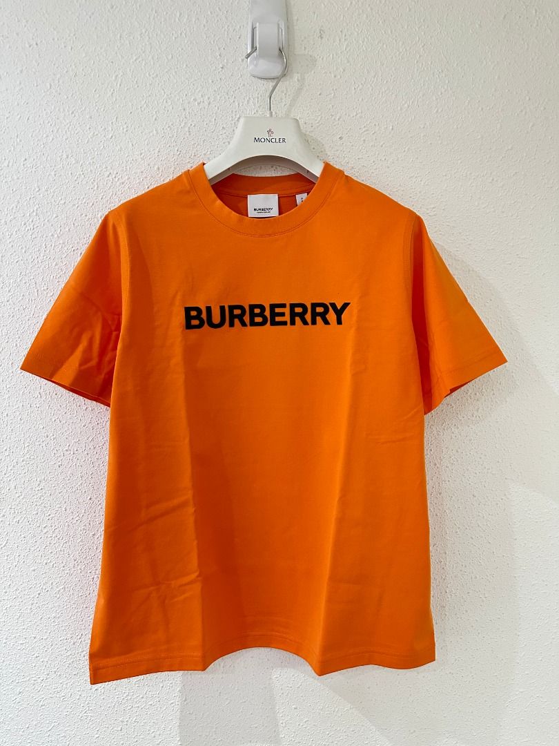 Orange burberry shirt online