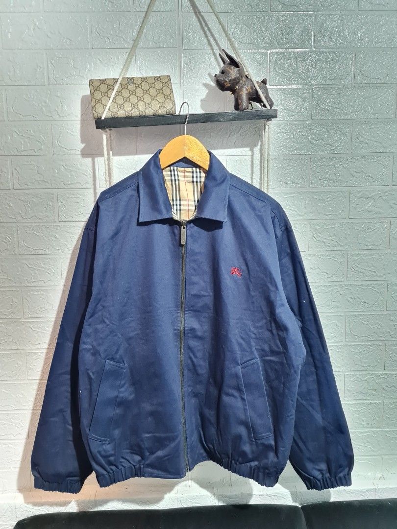 Burberry reversible harrington jacket Luxury Apparel on Carousell
