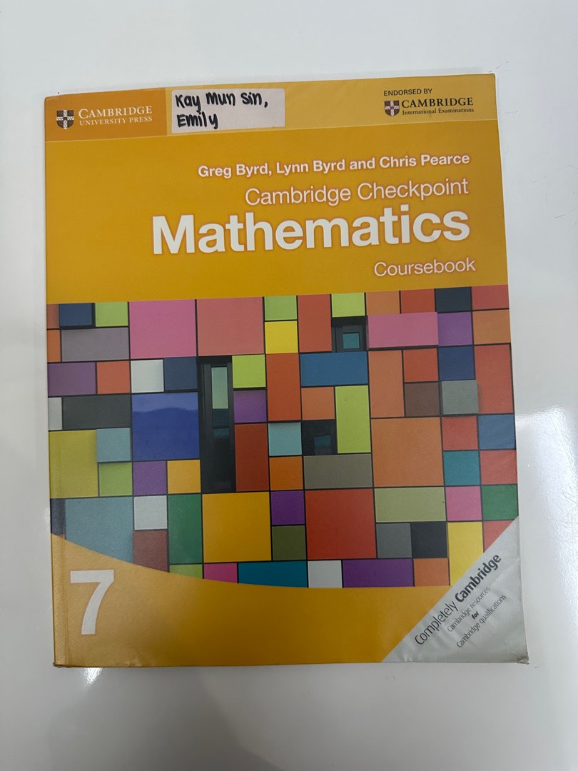 cambridge year 7 maths syllabus pdf