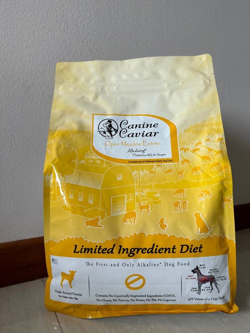 Canine caviar limited ingredient diet open meadow holistic entrée all life stages sales dry dog food