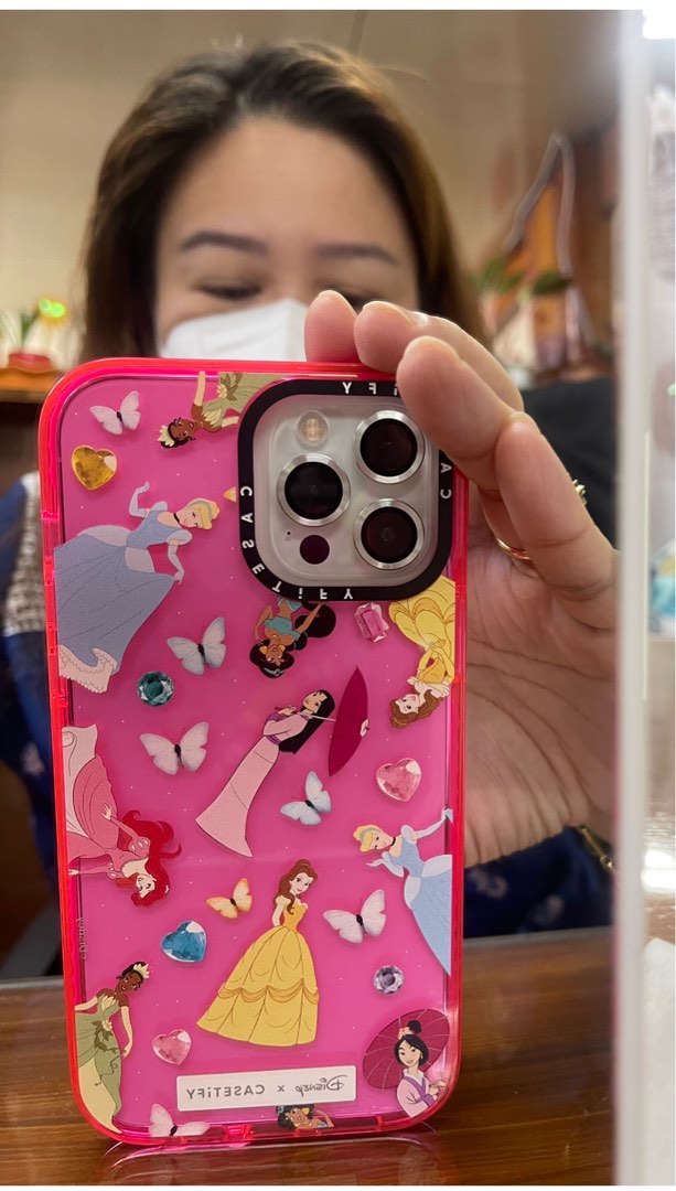 Casetify Disney Princess Hot Pink, Mobile Phones & Gadgets, Mobile