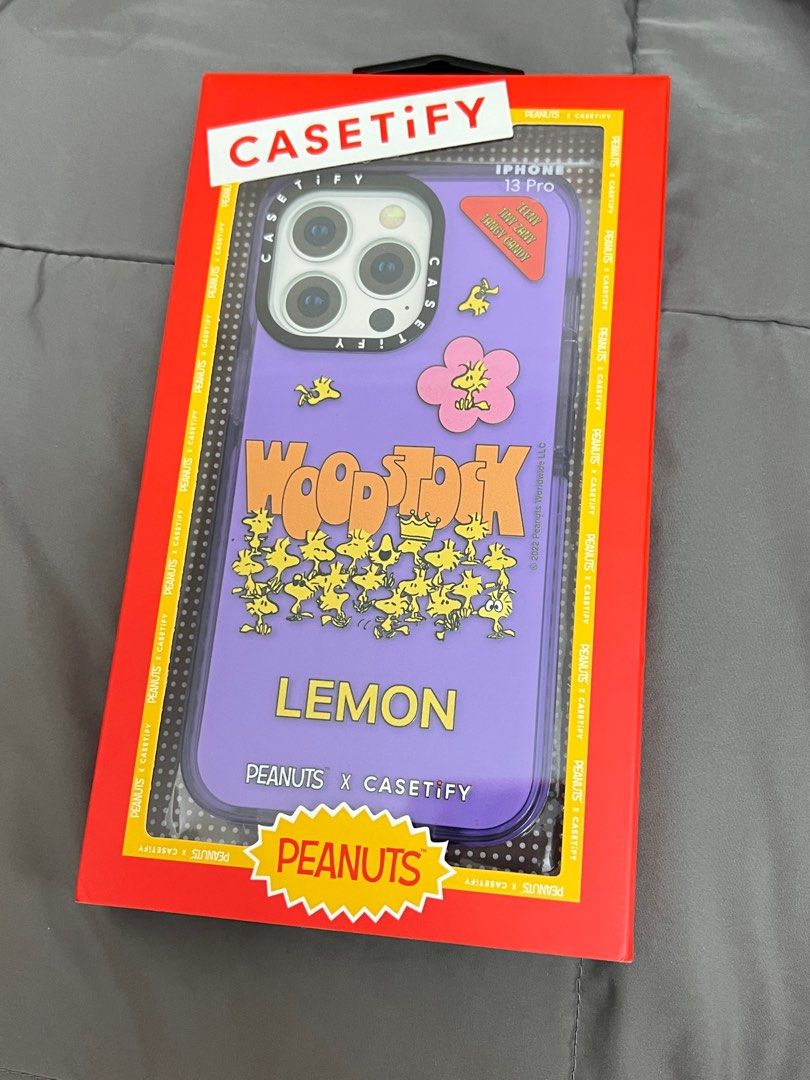 包順豐智能櫃）Casetify peanuts woodstock iphone 13 pro電話殼, 手提