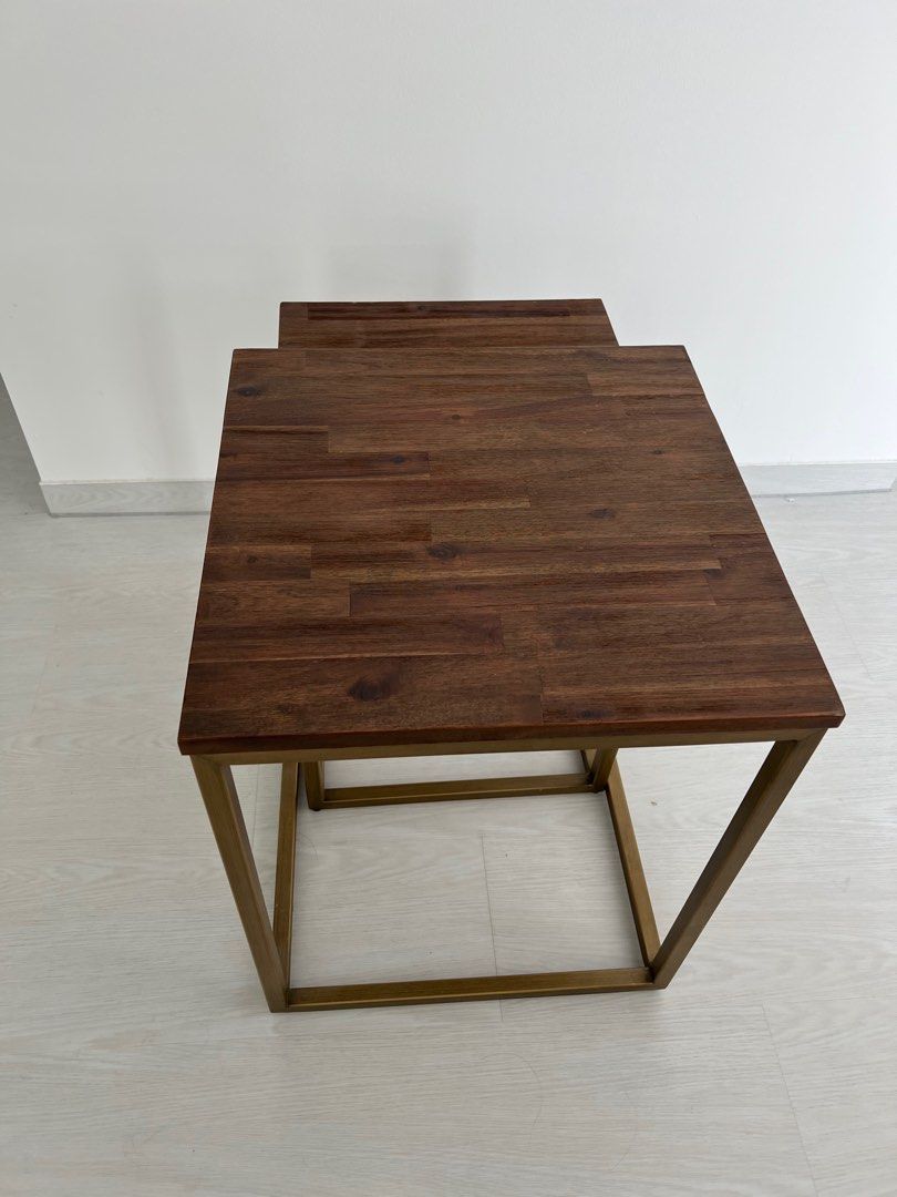 Castlery Hudson Nesting Side Table, Furniture & Home Living, Furniture ...