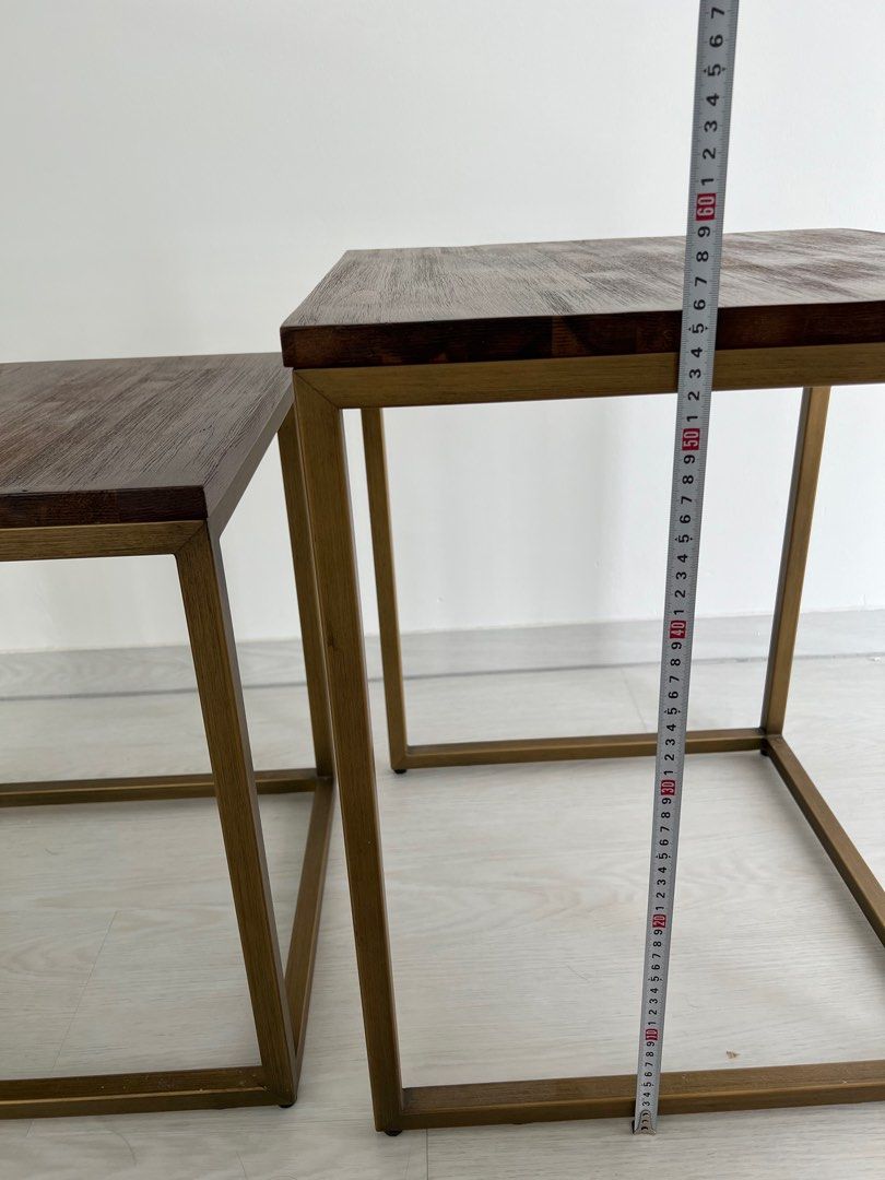 Castlery Hudson Nesting Side Table, Furniture & Home Living, Furniture ...