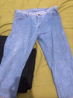 Celana Jeans Standard BIG SIZE XXL (up to 69kg) Non Stretchy ada defect