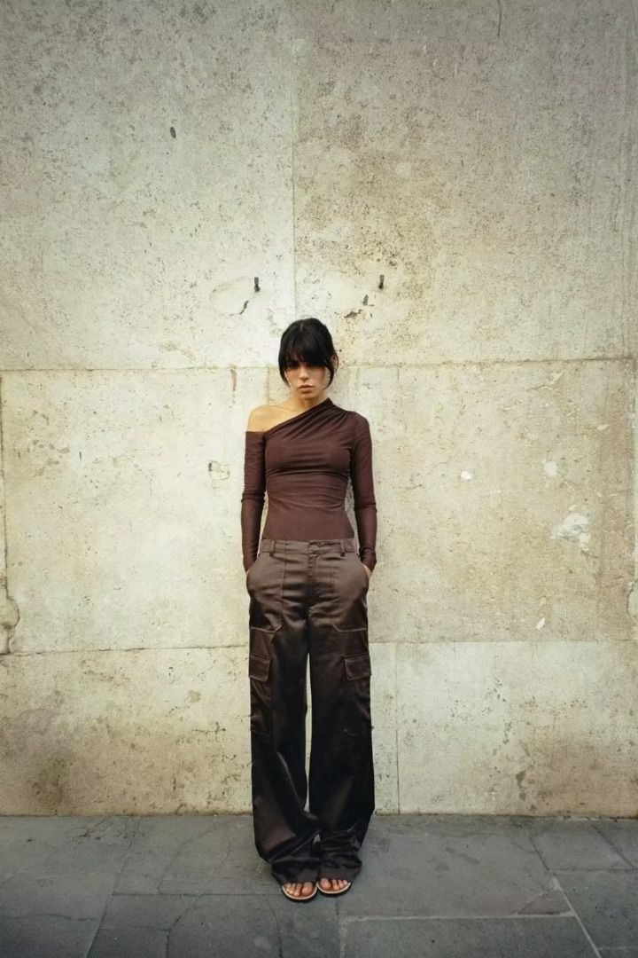 Celana Panjang Wanita Polos Model Cargo Pants Basic Korean Style