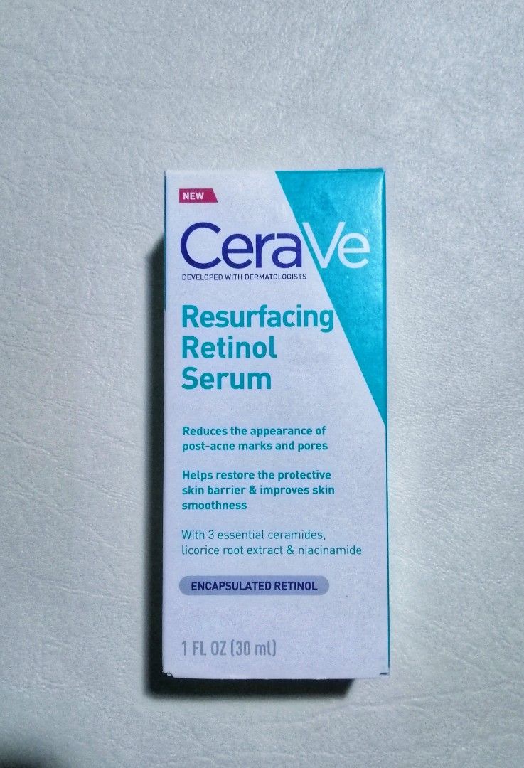 Cerave Resurfacing Retinol Serum 30 Ml Beauty And Personal Care Face Face Care On Carousell 8296