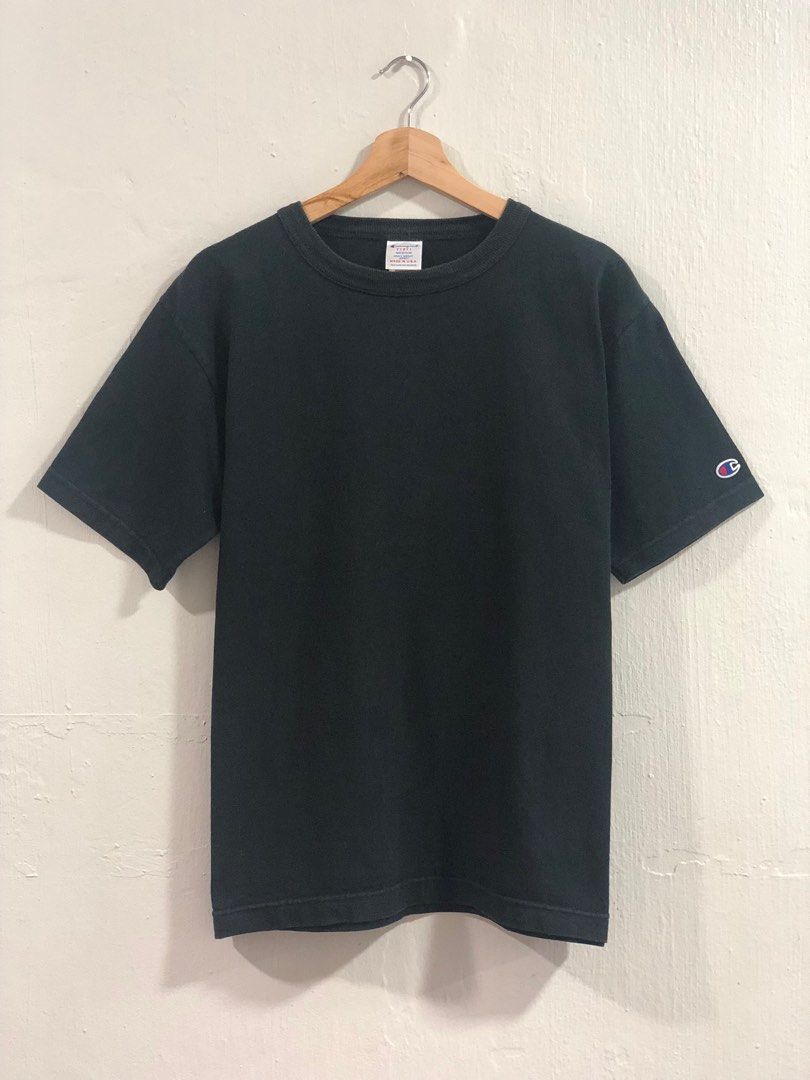 Plain black champion shirt top