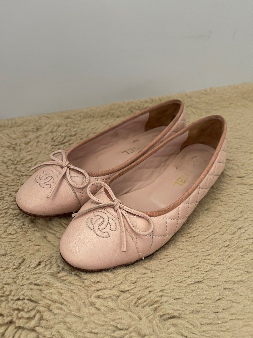 Chanel Doll Shoes, Women's Fashion, Footwear, Flats & Sandals on Carousell