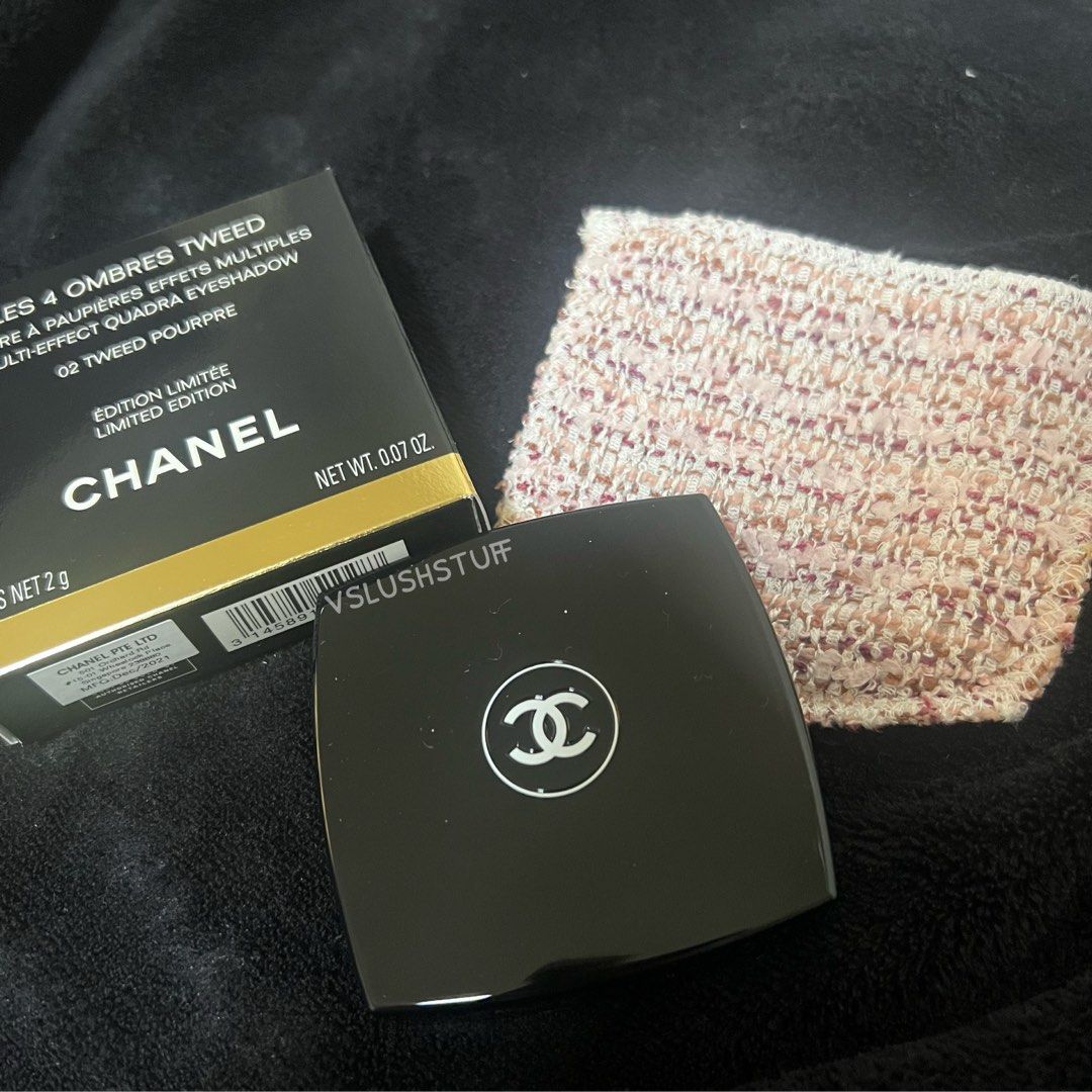sale* Chanel Les 4 Ombres Tweed eyeshadow palette , Beauty & Personal Care,  Face, Makeup on Carousell