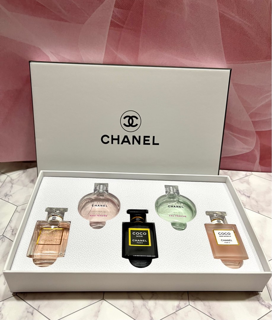 Chanel miniature perfume gift set, Beauty & Personal Care, Fragrance ...