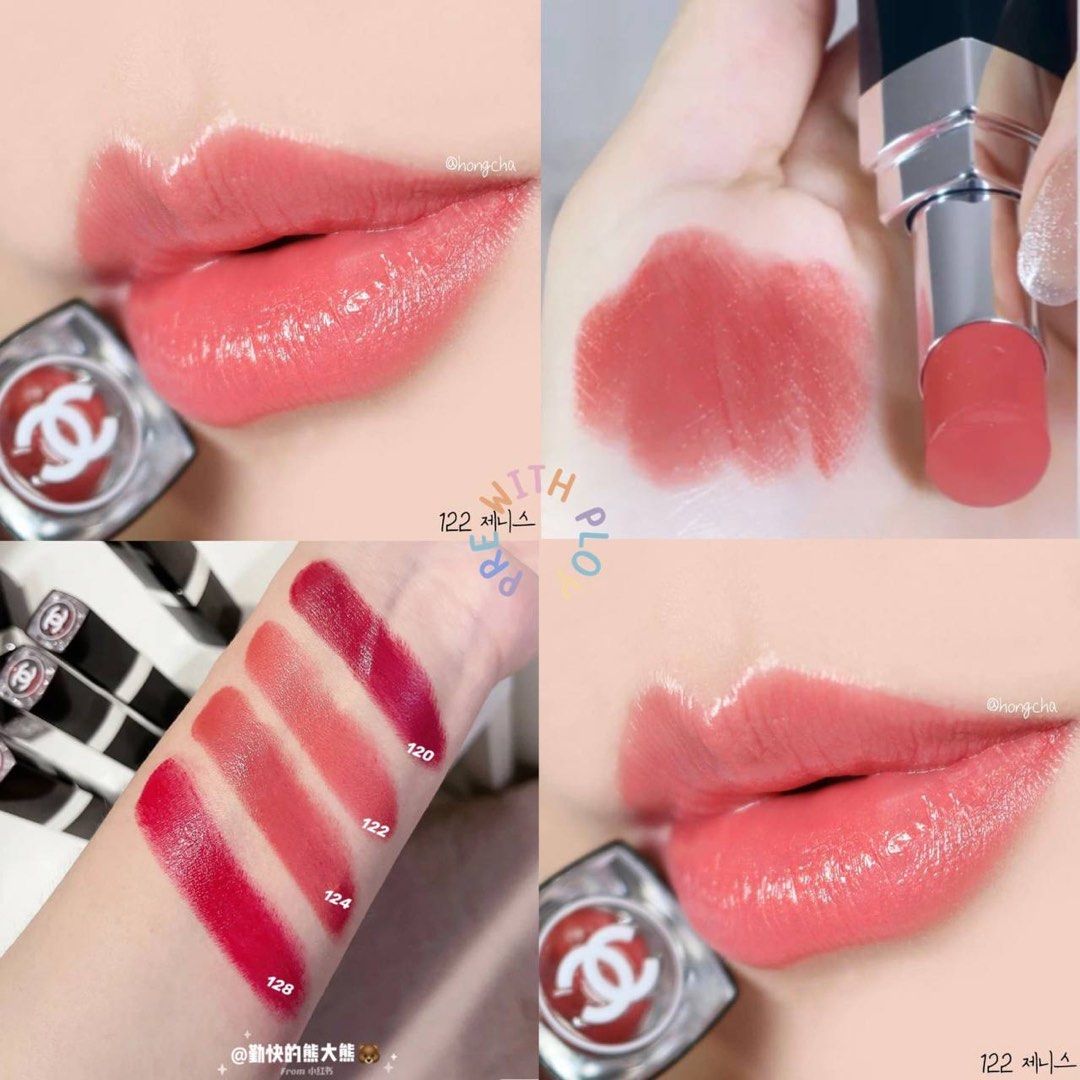 Chanel Zenith (122) Rouge Coco Bloom Lip Colour Review & Swatches